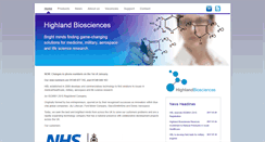 Desktop Screenshot of highlandbiosciences.com